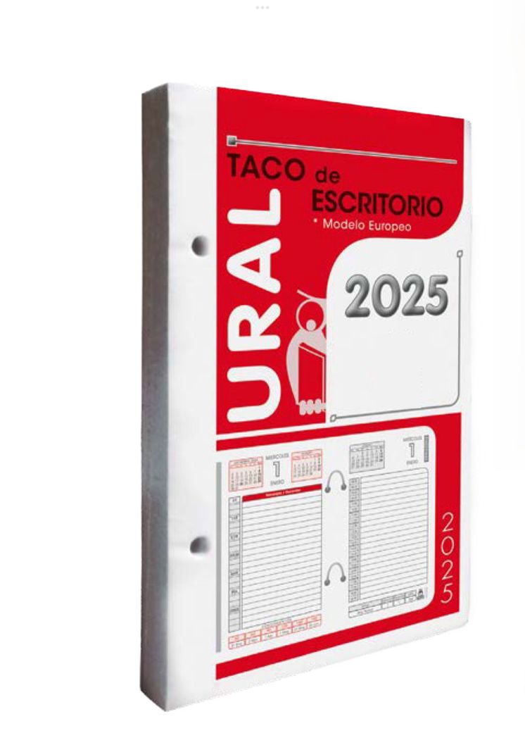 Agenda Taco Calendario Escritorio 2025 - Calendario Ural-3
