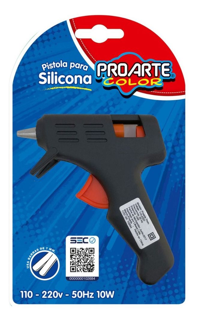Pistola Manualidades Silicona Electrica Proarte 7mm-0