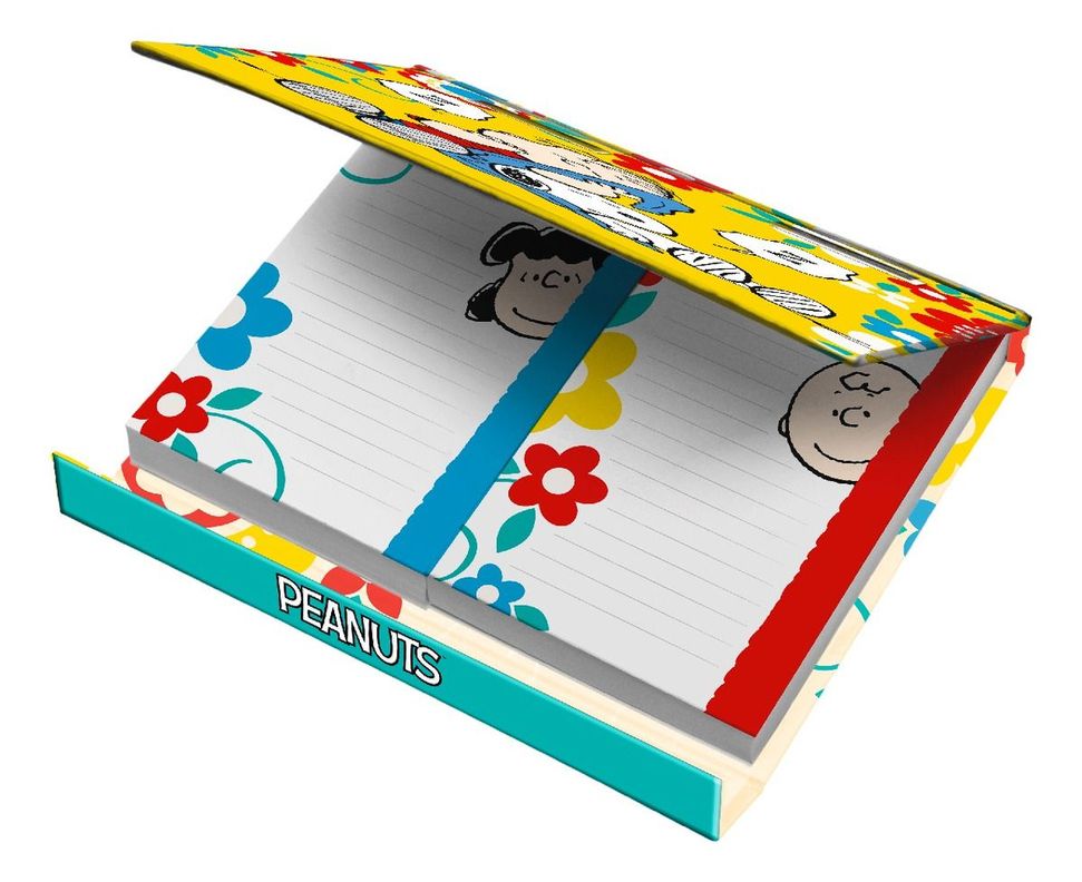 Caja Lujo SNOOPY COLOR Notas Adhesivas Importante - Urgente-0