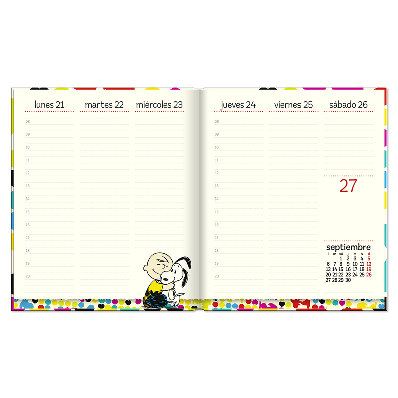 Agenda Snoopy The Real True Colors Semana A La Vista 2024-1