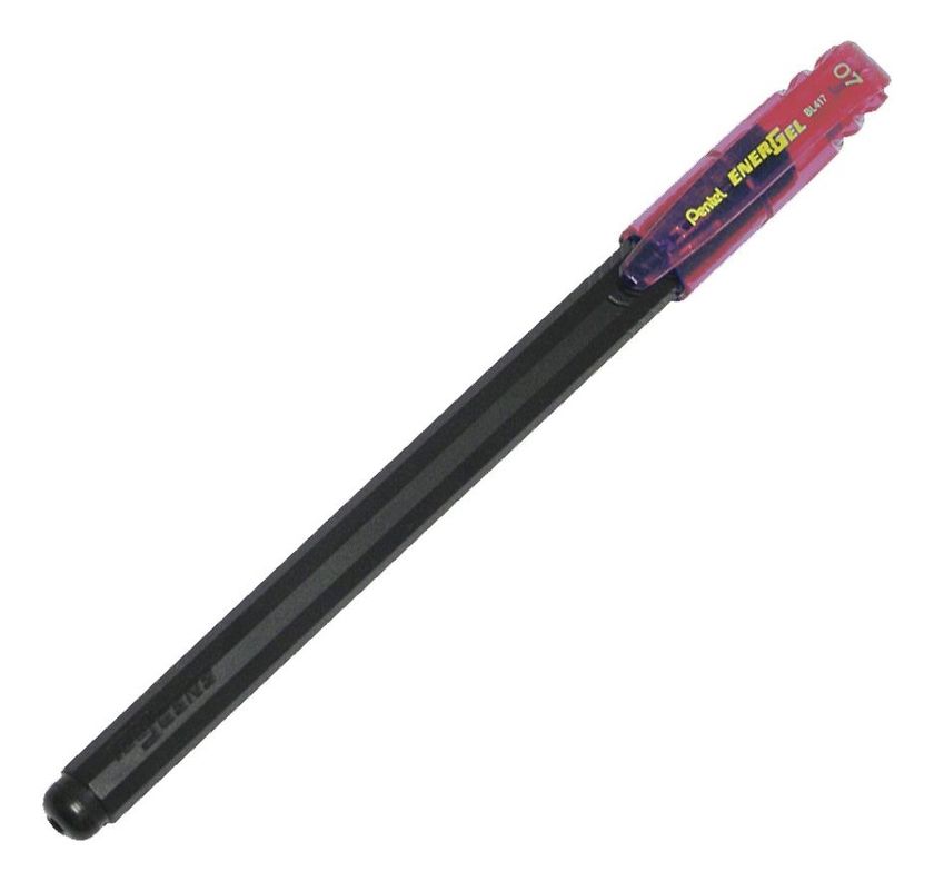 Roller Energel Lapiz Gel Pentel Makkuro 0,7mm Rojo - 12uni-2