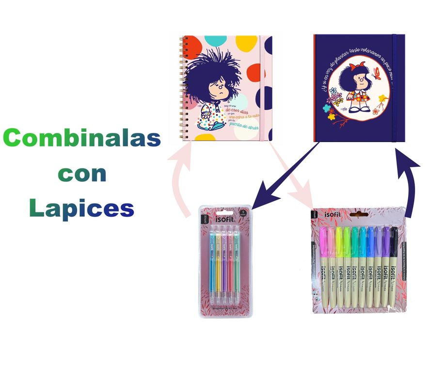 Libreta Lujo Cuaderno Nota MAFALDA Para que Planear tanto-4