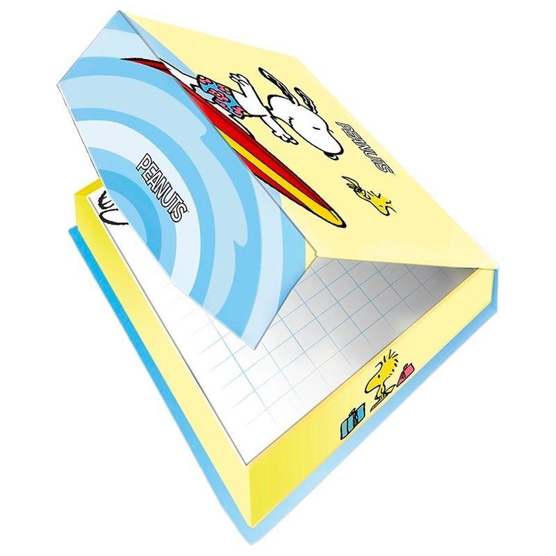 Caja Super Lujo Notas Escritorio Snoopy Full Bright-0