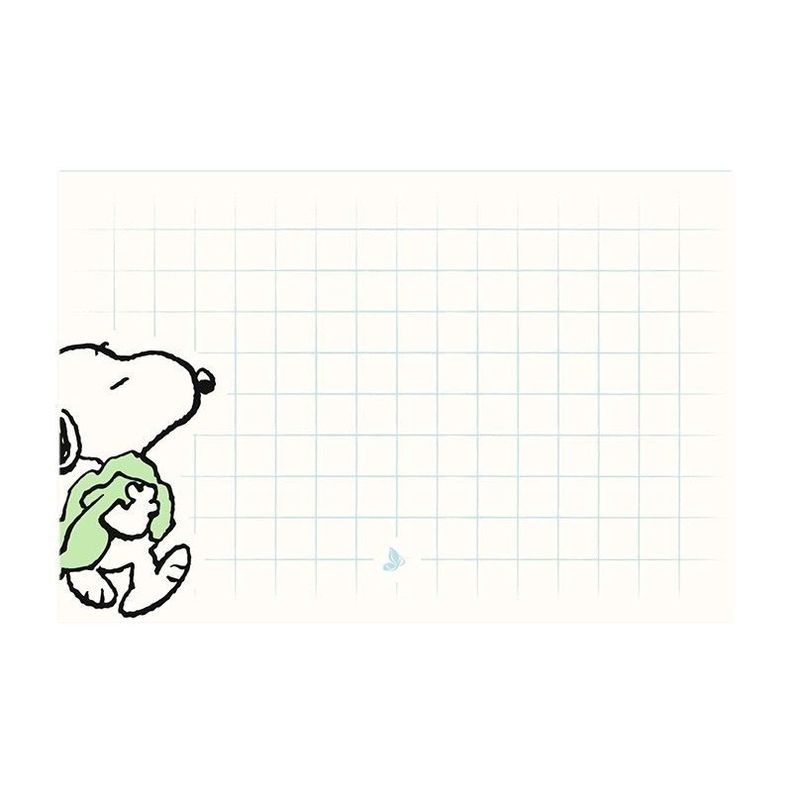 Caja Super Lujo Notas Escritorio Snoopy Full Bright-2
