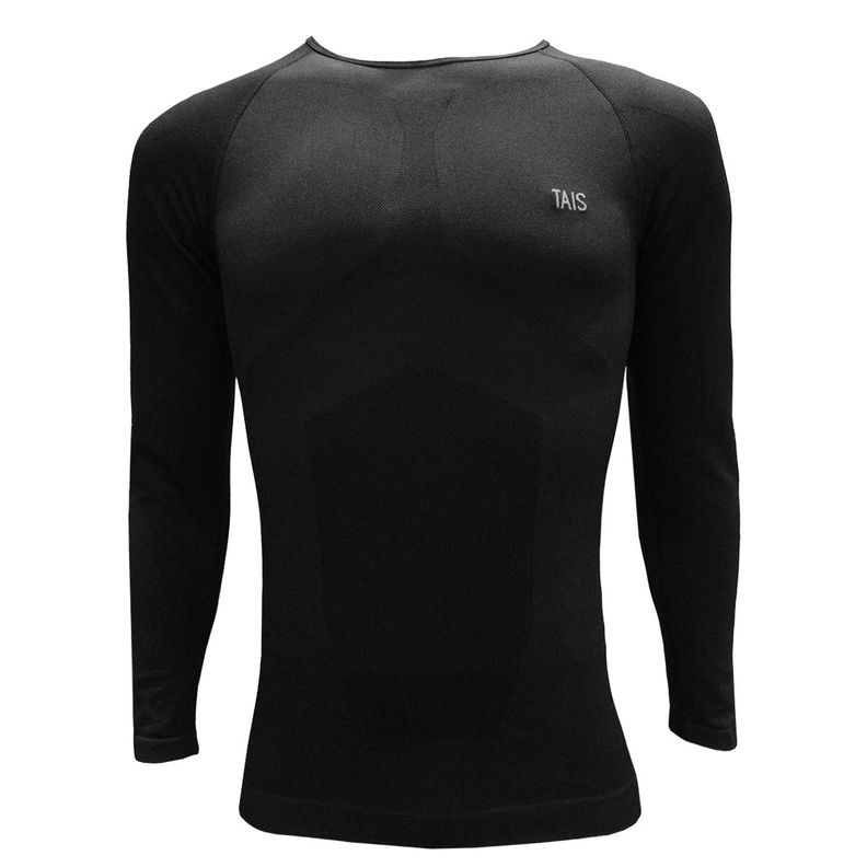Camiseta Primera Capa Compresión Cobre Negro Tais-3