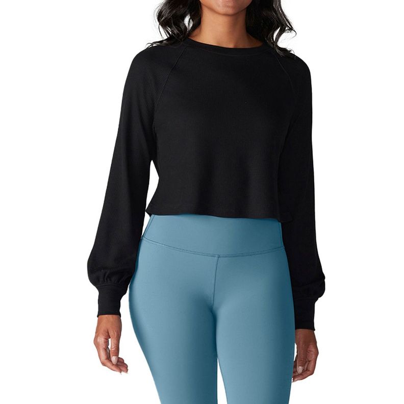 Tavi - Polera Crop Waffle Knit-0