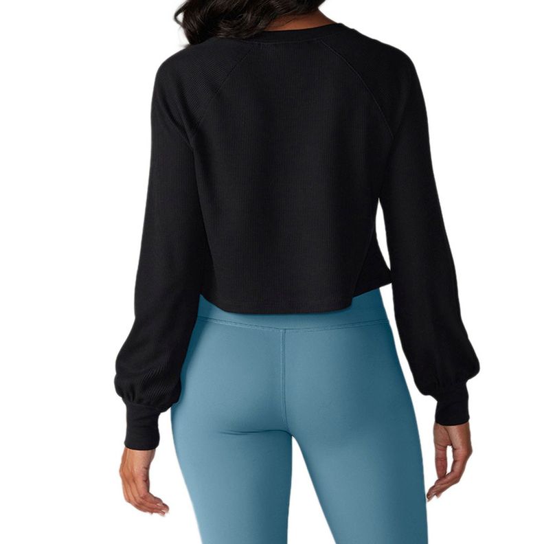Tavi - Polera Crop Waffle Knit-2