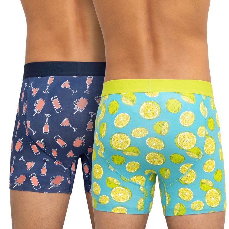 Pack Bóxer Cotton Spandex Iconos Copas/Limones-1