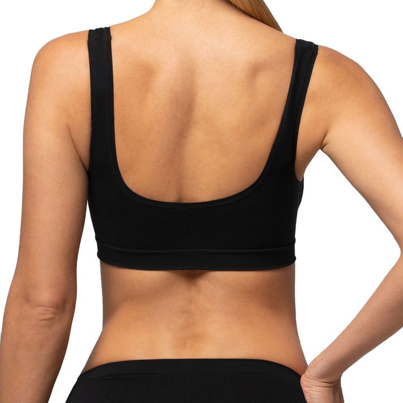 Brasssiere Sl Seamless Negro Pompea-1