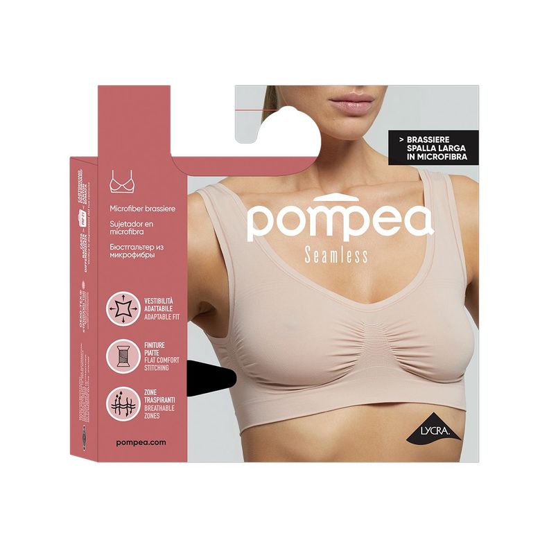 Brasssiere Sl Seamless Negro Pompea-2