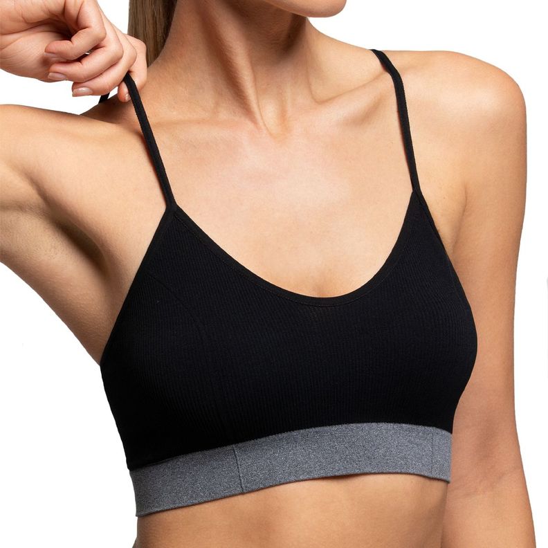 Brassiere Eco Friendly Negro Pompea-0