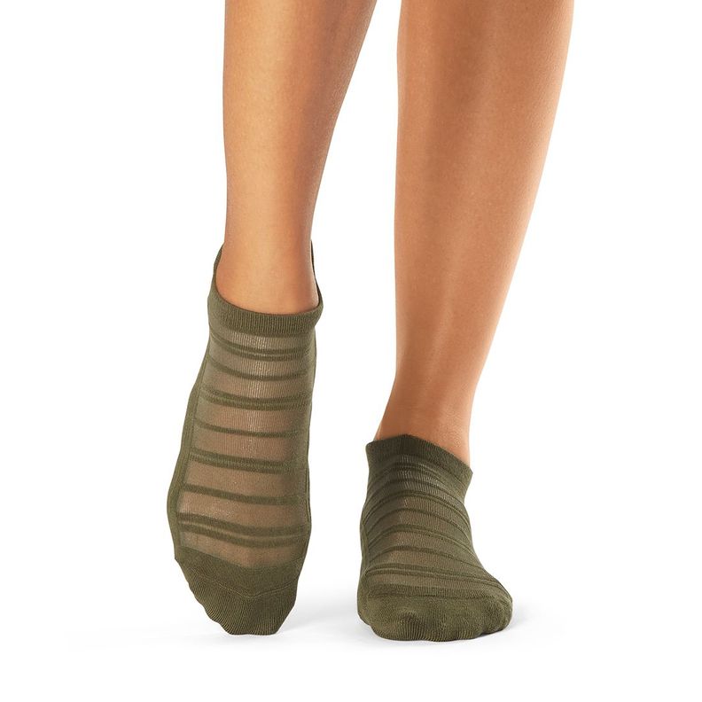 Calcetín Antideslizante Savvy Breeze Olive-1