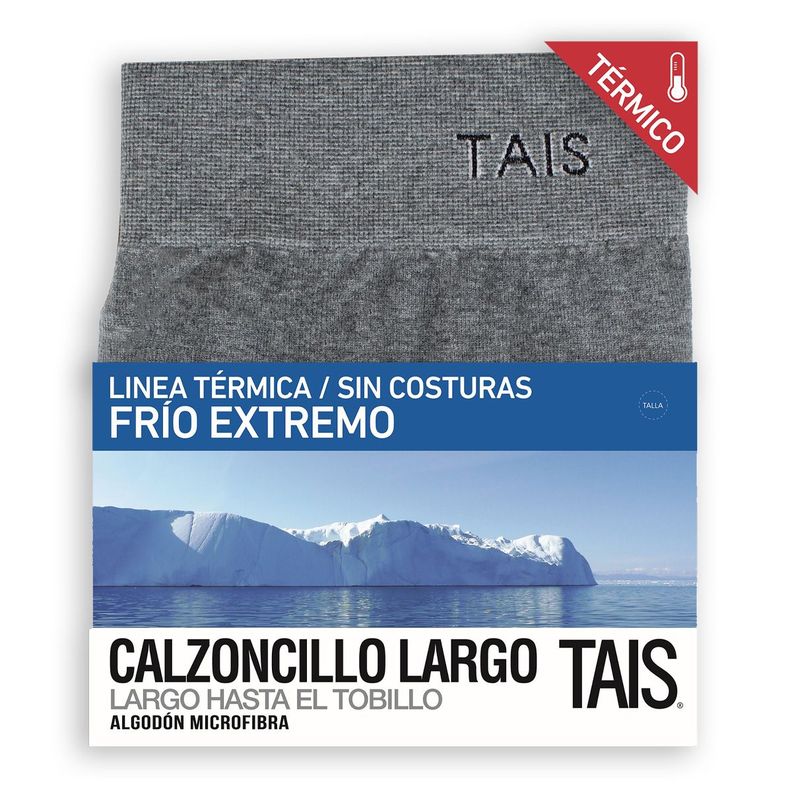 Calzoncillo Largo  Termico Frio Extremo Gris-1