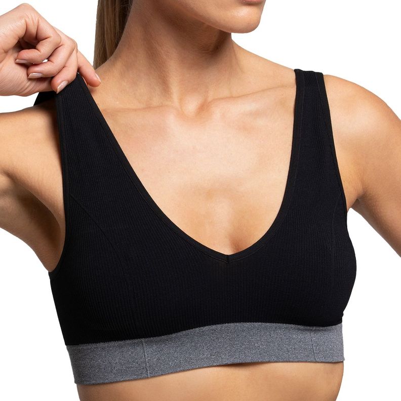 Brassiere V. Eco Friendly Negro Pompea-0