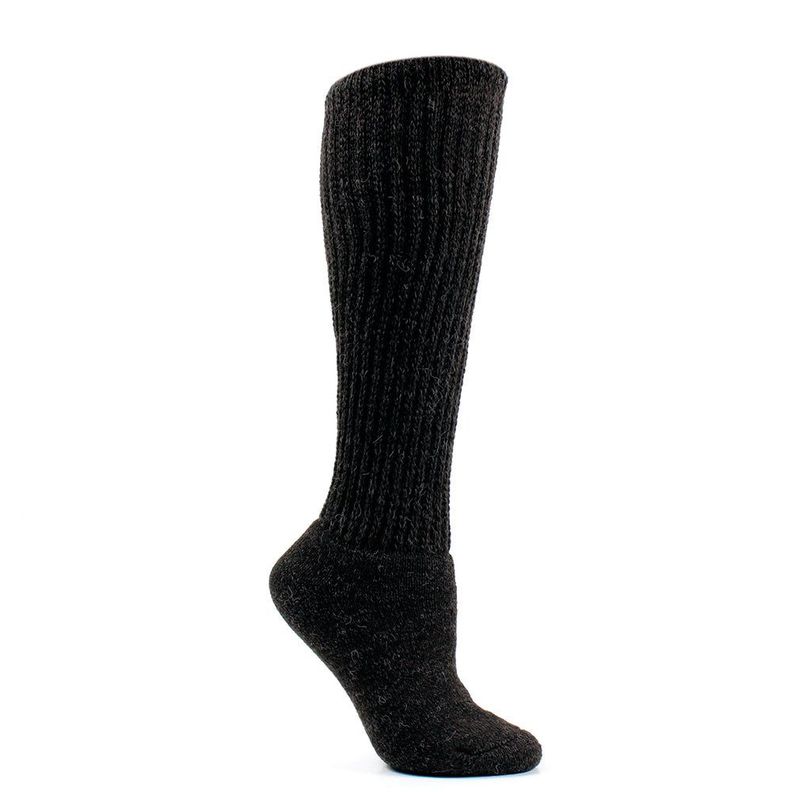Calceta Fantasía Cashmere Montaña Negro Monarch-0