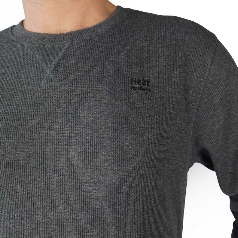 Pijama Térmico Hombre Gris Heat Holders-3