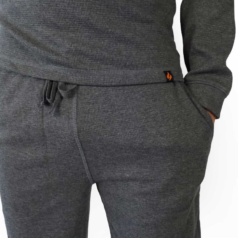 Pijama Térmico Hombre Gris Heat Holders-4
