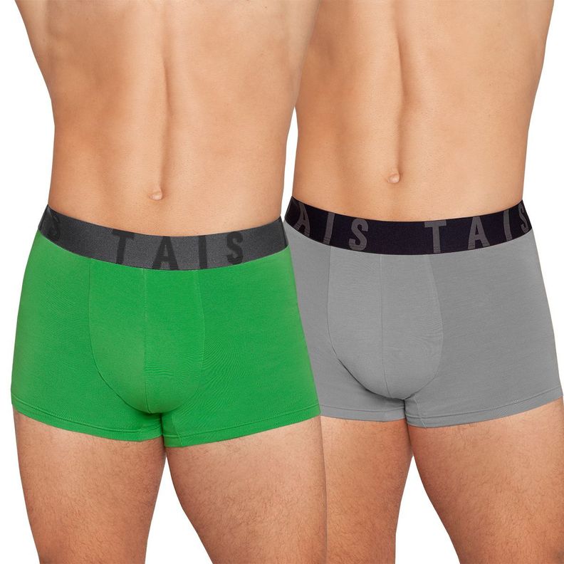 2 Unidades Boxer Bamboo Ultra Fresco Verde