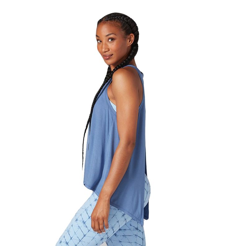 Polera Tie Back Tank Azul Tavi-3