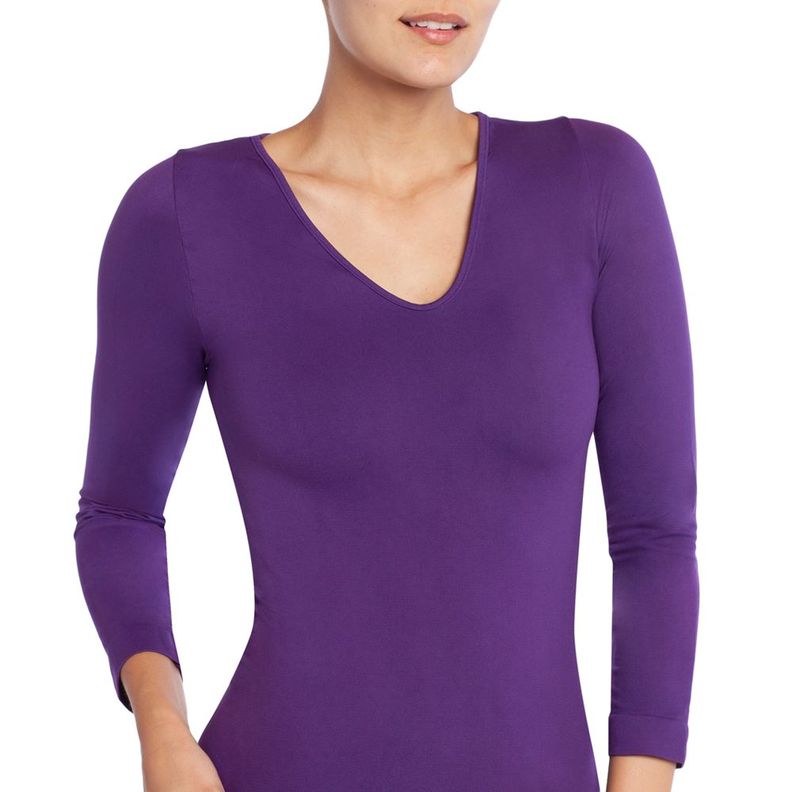 Polera Esencial Uniformes Salud Morado-0