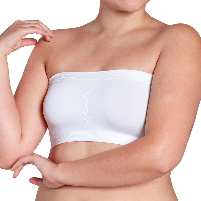 Polera Esencial Mini Bandeau Blanco-4