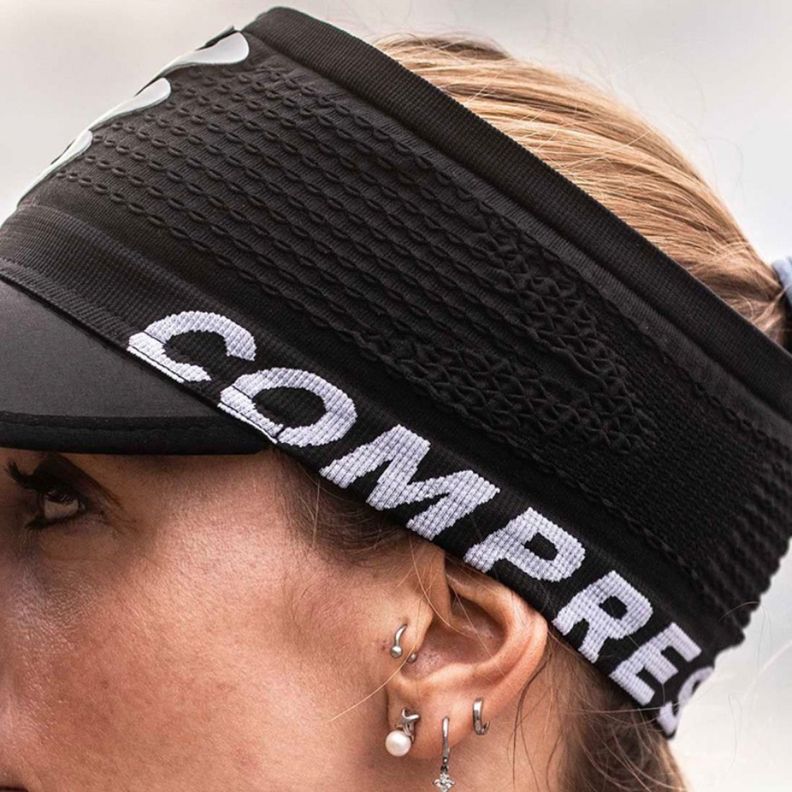 Visera Headband Spiderweb Negra-4