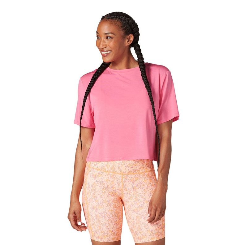 Polera Crop Tee Rosado Tavi-0