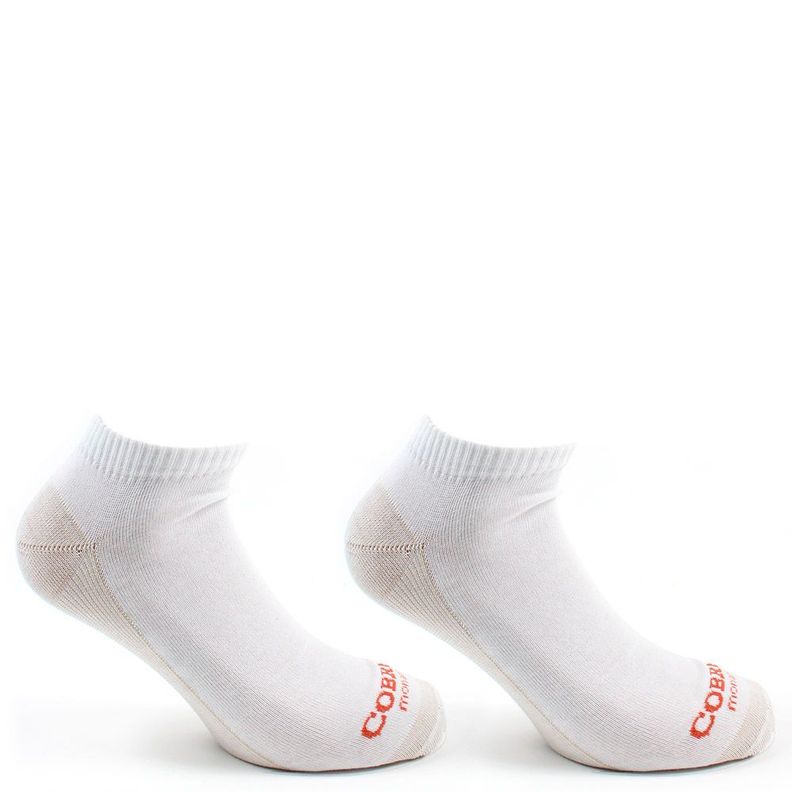 2 Pares Calcetines Fibra Cobre Paleta Colores Blanco-0