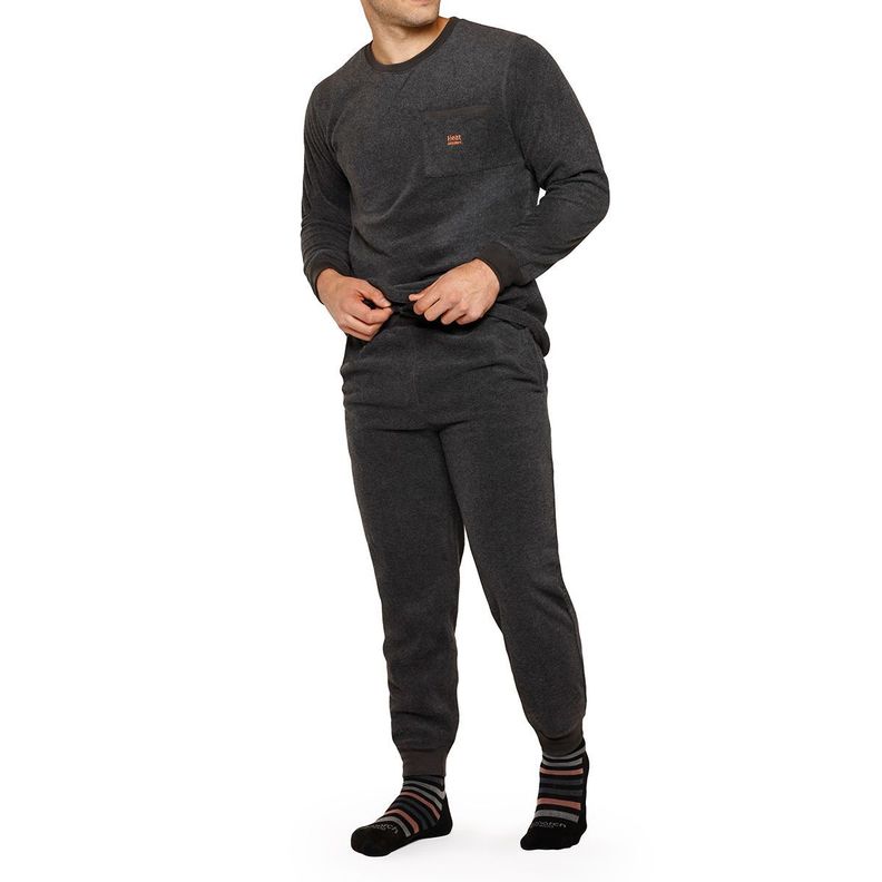 Pijama Polar Termico Marengo Heat Holders Gris S