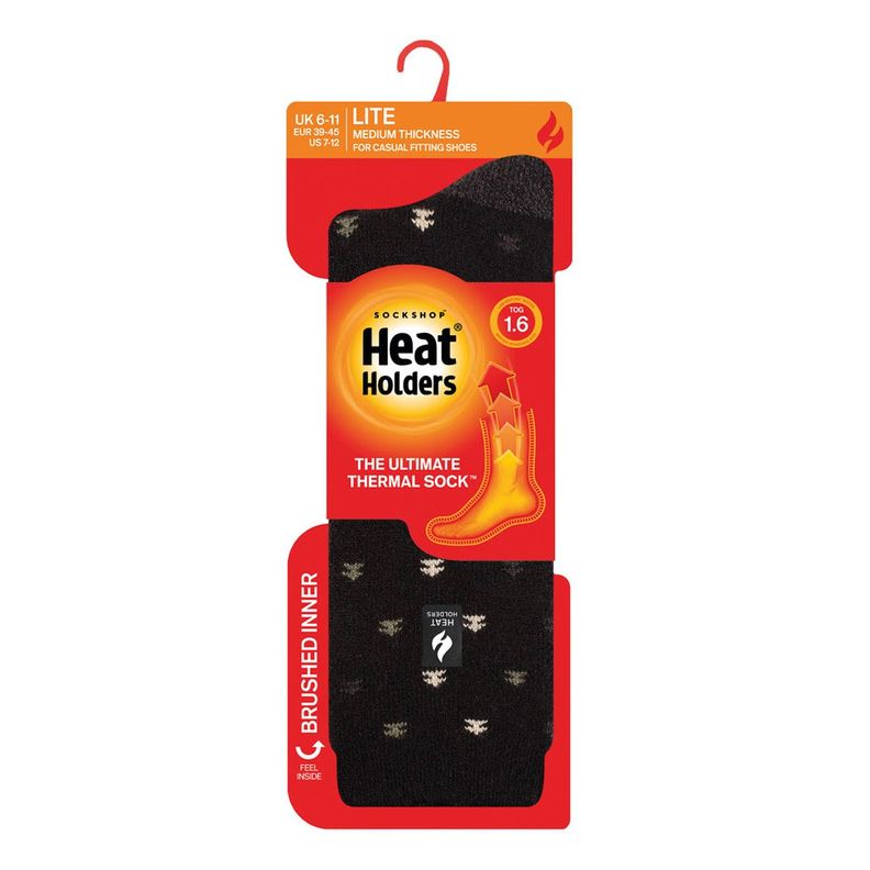 Calcetín Lite - Marsoll Negro Heat Holders-1