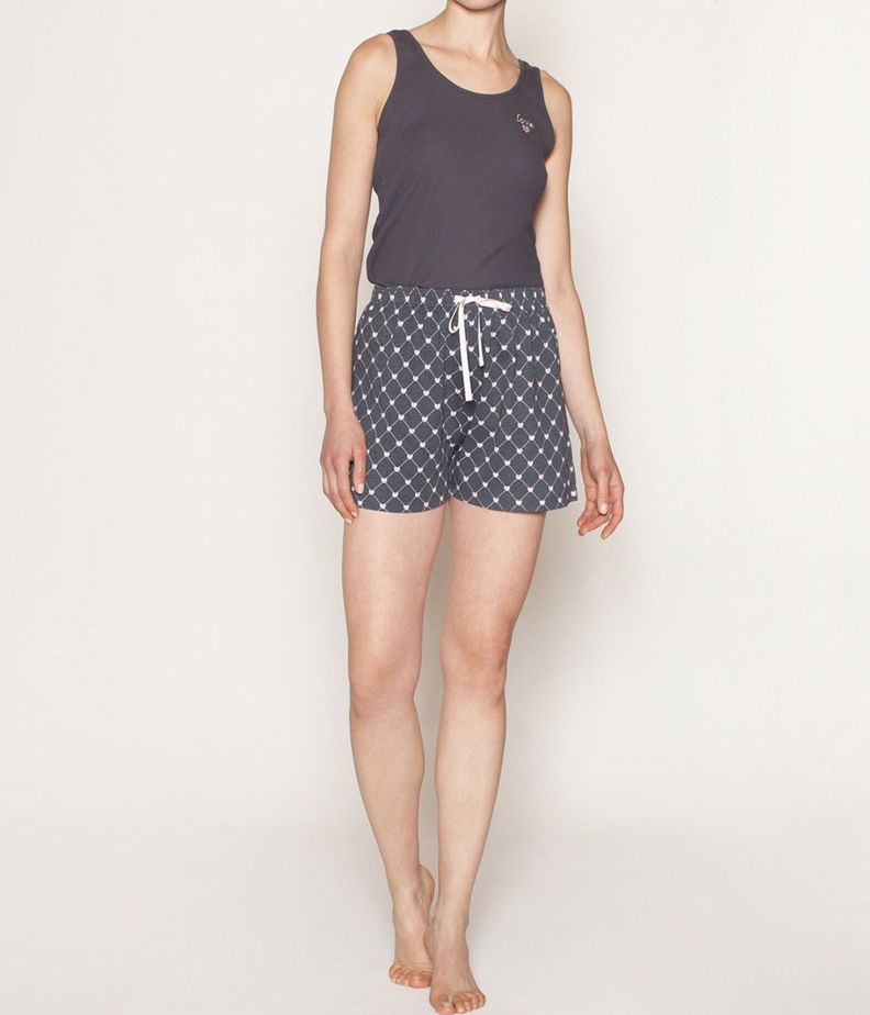 Pijama Mujer 2 Pzas Musculosa Monarch Gris S