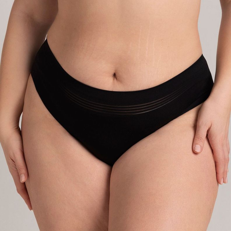 Pack Calzon Bikini Microfibra Negro Monarch S-M