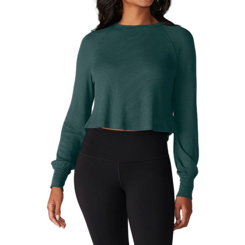 Tavi - Polera Crop Waffle Knit-0