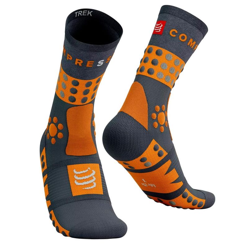 Calcetín Trekking Grey Compressport-0