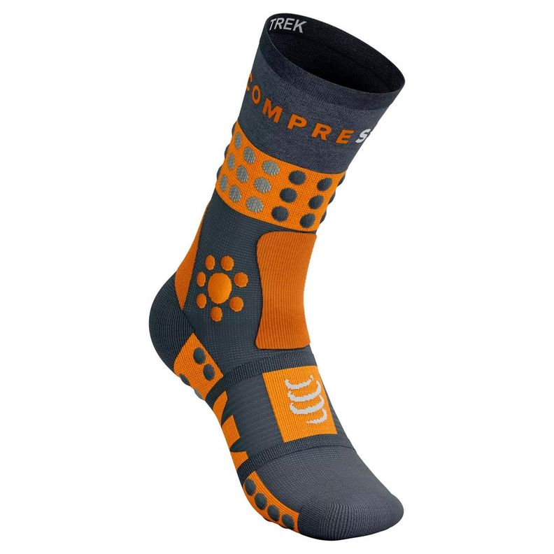 Calcetín Trekking Grey Compressport-1