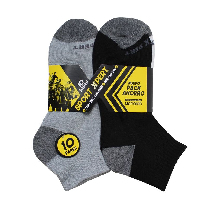 10 Pares de Calcetines Sport Escolar Monarch-1