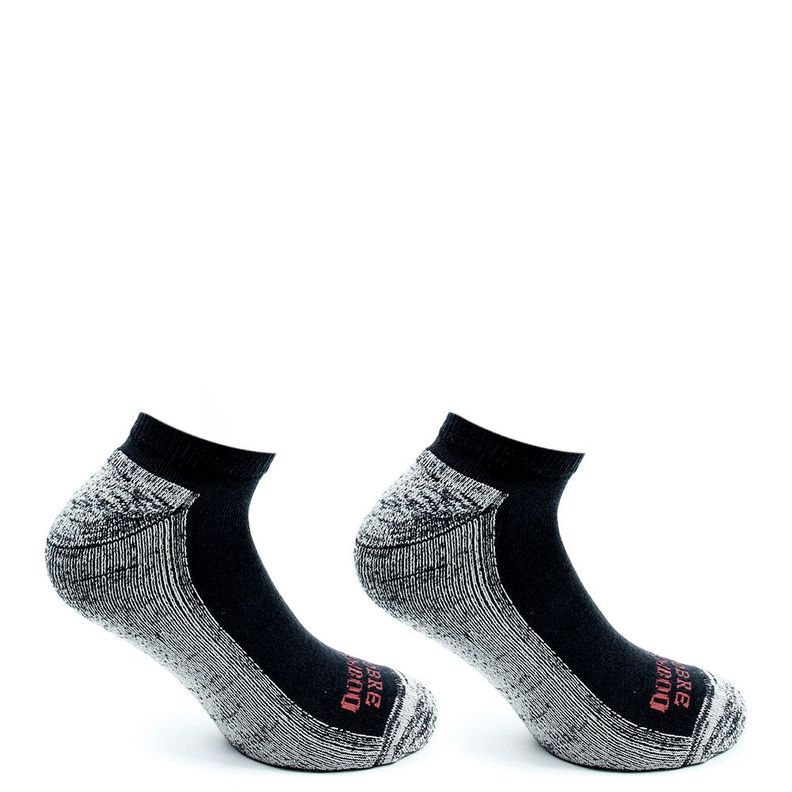 2 Pares Calcetin Cobre + Bamboo Deportivo Largo 0/4 Negro-0