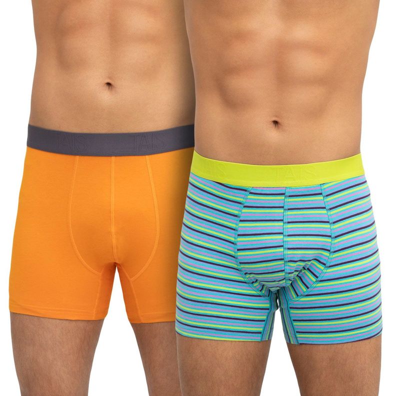 Bóxer Elast A La Vista Hombre Full Tejido Cotton Spandex-0