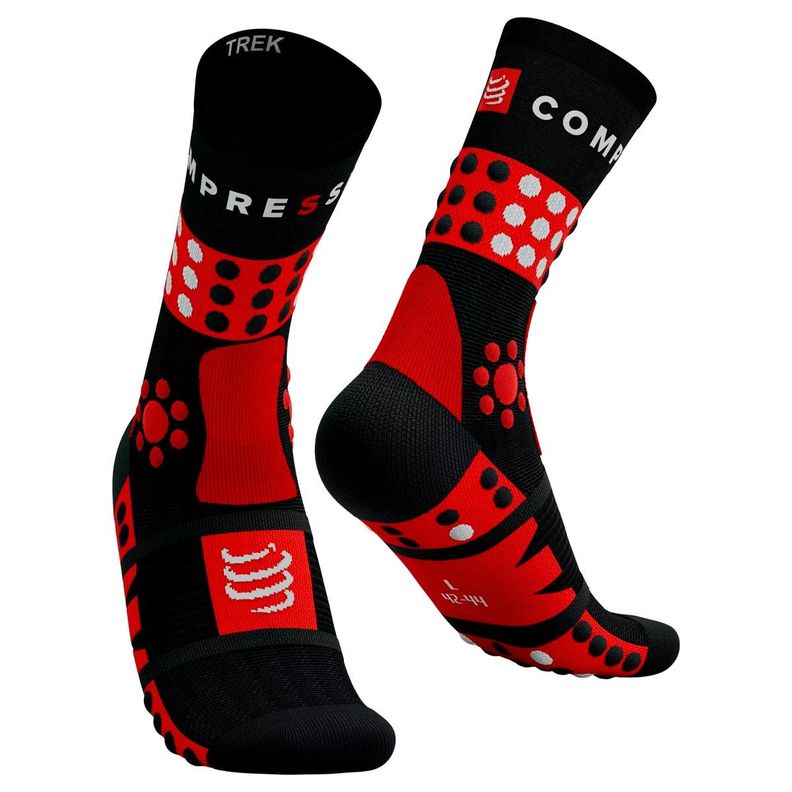 Calcetín Trekking Black Compressport-0
