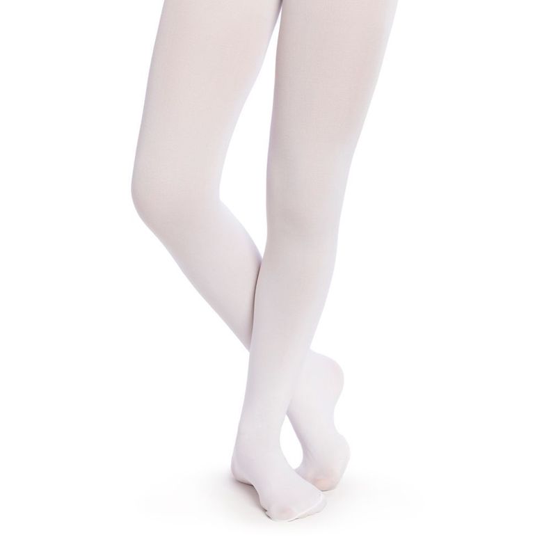 Ballerina Elasticada Escolar Blanco Monarch-1