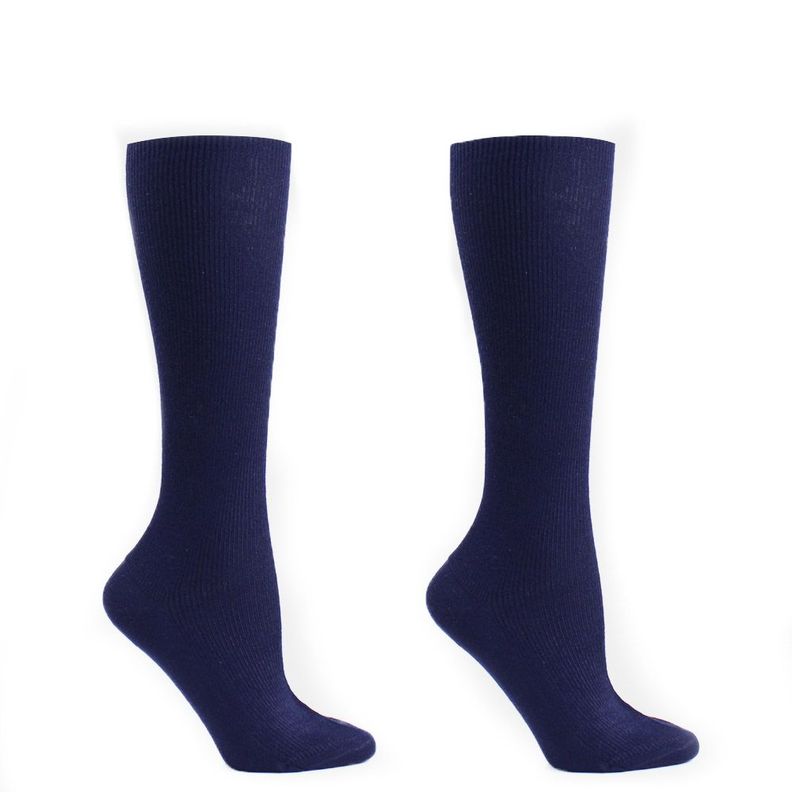 BIPACK CALCETA DRALON AZUL ESCOLAR NIÑA-1