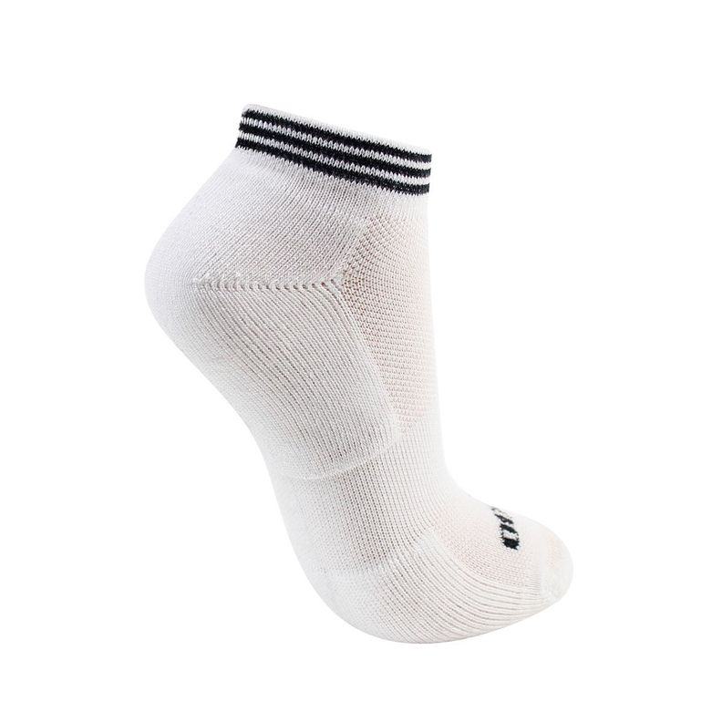 2 Pares Calcetín Bamboo Rayas Largo 0/4 Blanco-2