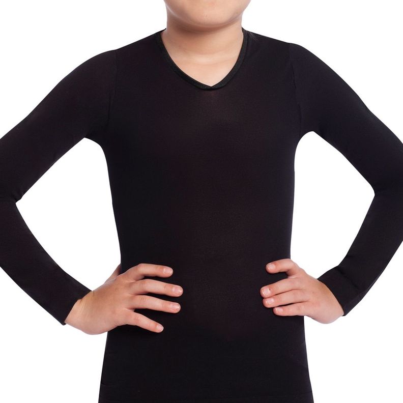 Chemisette Infantil Negro-0