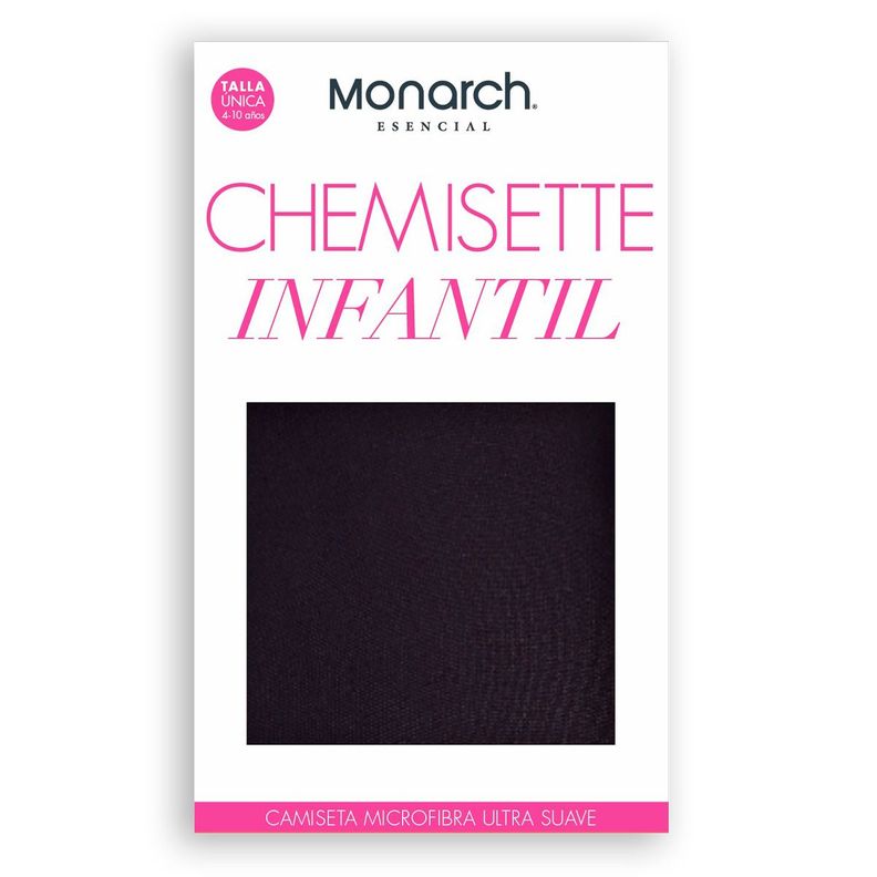 Chemisette Infantil Negro-2