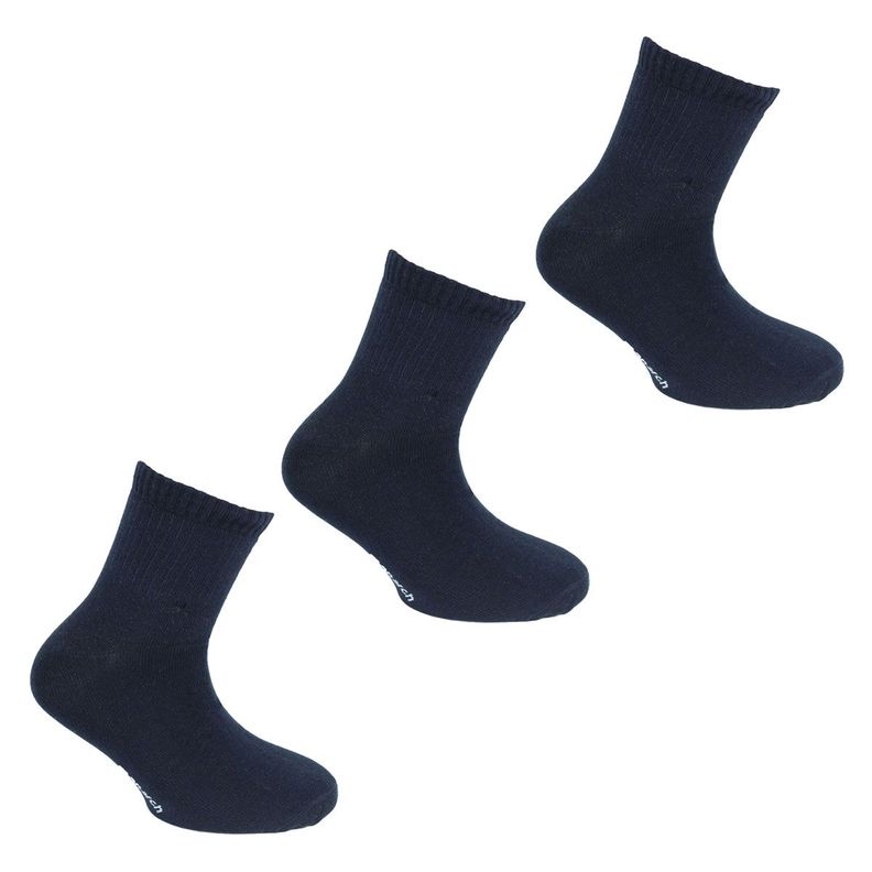 3 Pares Calcetin Bamboo 3/4 Liso-0