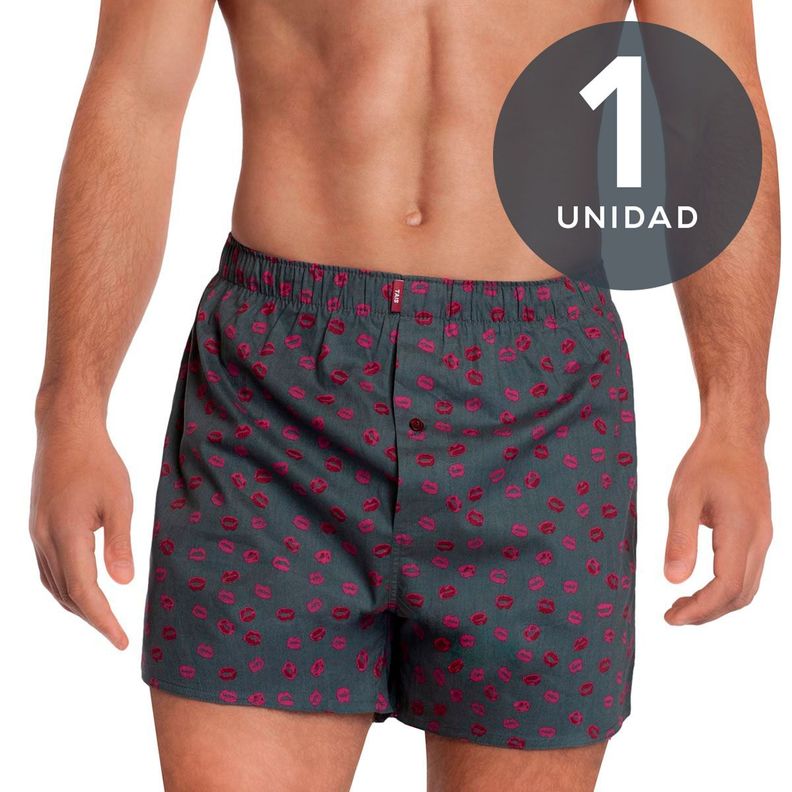 Boxer Tela 100% Algodón Marengo-0