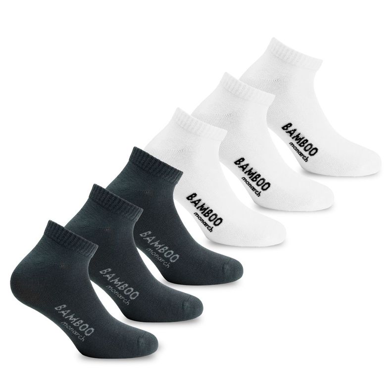 6 Pares Calcetines Bamboo Escolar Monarch-0