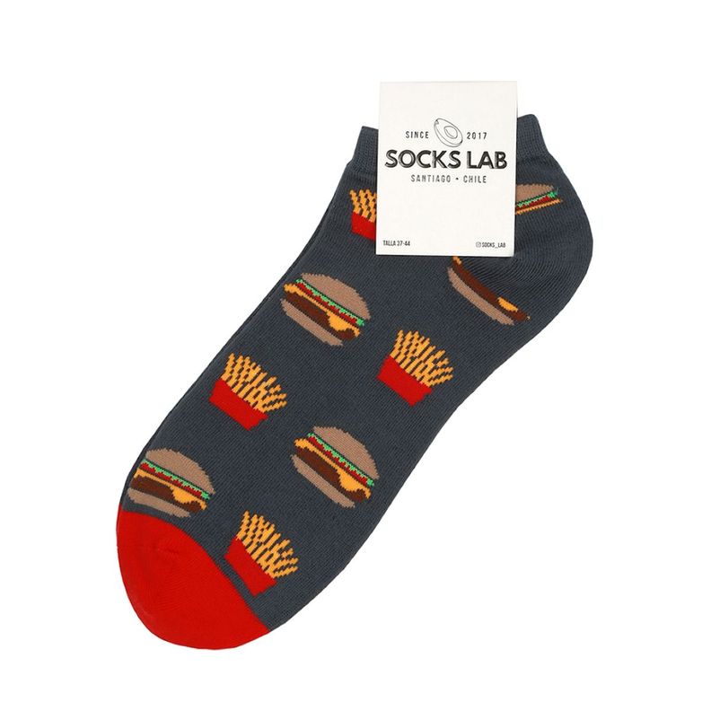 Calcetín Algodón Peinado Hamburguesa Invisible-1