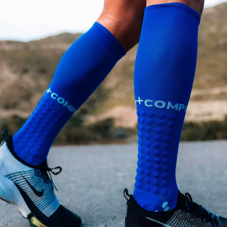 Calcetín Full Socks Run Azul Compressport-2