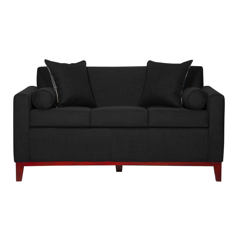 SOFA 3 CUERPOS MARLEY NEGRO